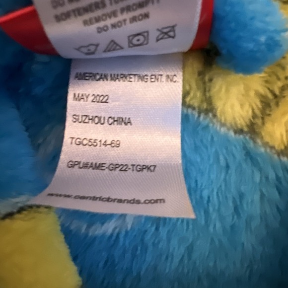 Pokemon Pikachu Plush Pajama Bathrobe Youth Blue Medium 8/10 - Picture 13 of 16